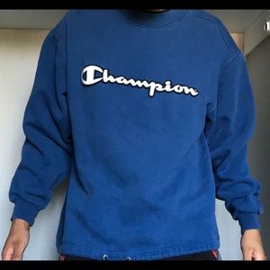 Vintage champion pull over sweater size large